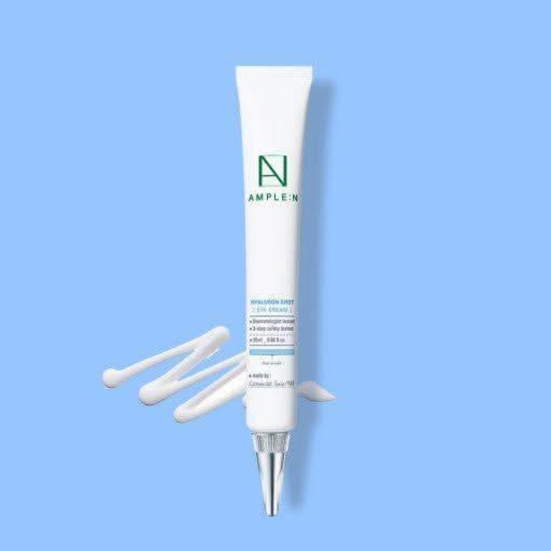 AMPLE:N Hyaluron Shot Eye Cream  15ml | Hydrating, Firming & Brightening Eye Treatment