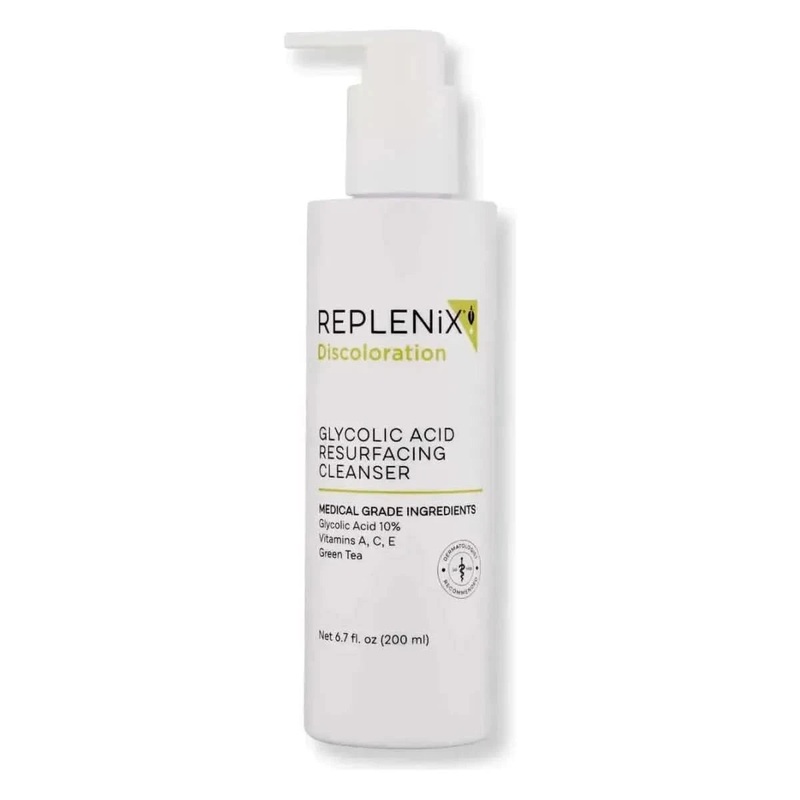 Replenix Glycolic Acid Resurfacing Cleanser  200ml | Brightening & Exfoliating Face Wash
