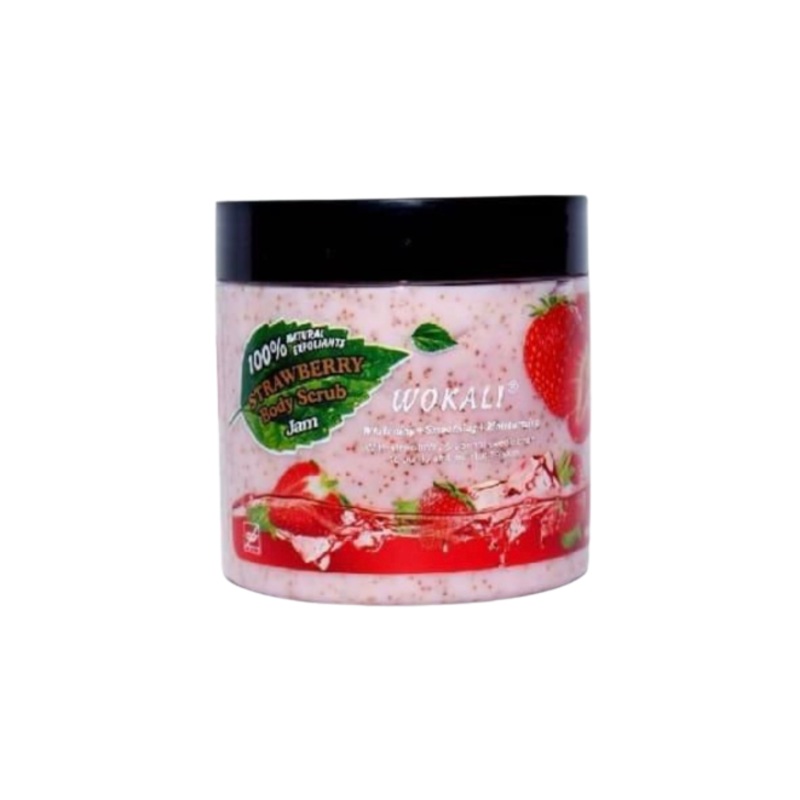 Wokali Strawberry Body Scrub Jam