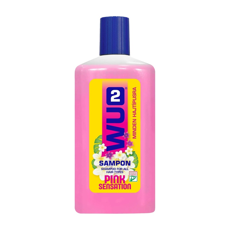 WU2 Pink Sensation shampoo for all hair types, 1000 mL