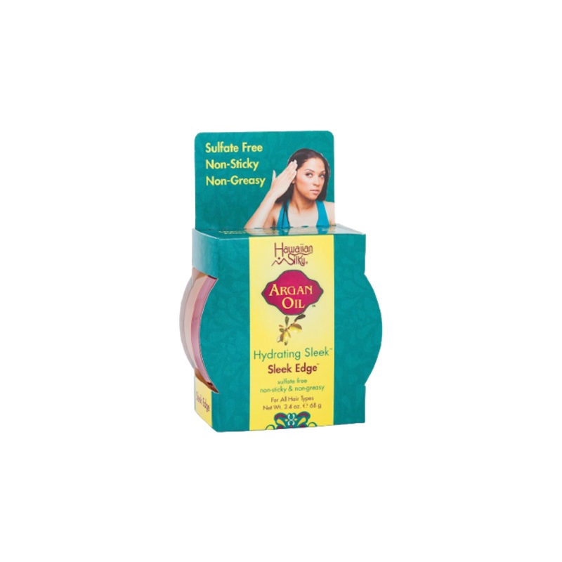 Hawaiian Silky Argan Oil Sleek Edge 68G