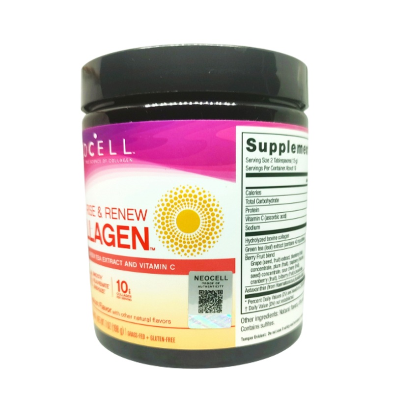 NeoCell Rise & Renew Collagen Powder 3 In 1 Blood Orange Apricot 198g