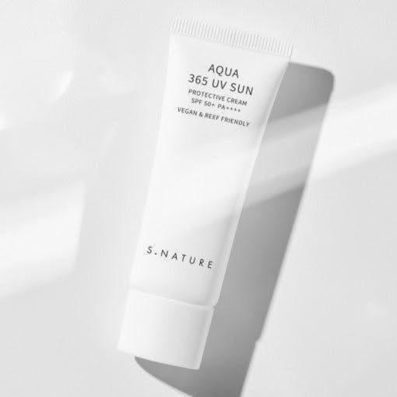 S.NATURE Aqua 365 UV Sun Protective Cream SPF 50+ PA++++ – 40ml | Broad-Spectrum Protection & Hydration
