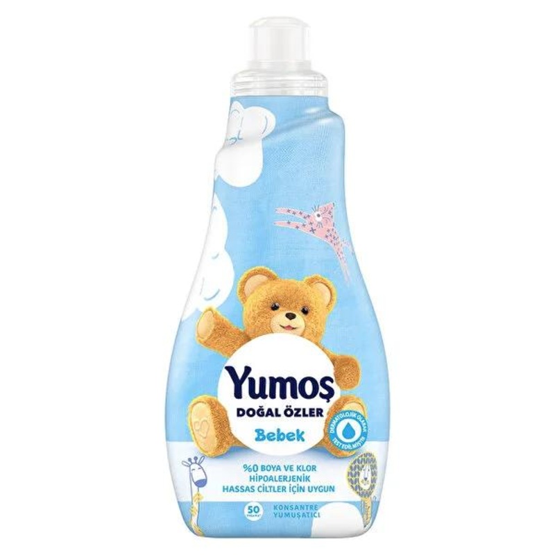 Yumo_ Do_al zler Baby Concentrated Fabric Softener: Hypoallergenic, Dye & Chlorine-Free – Gentle Laundry Softener for Sensitive Skin & Eczema