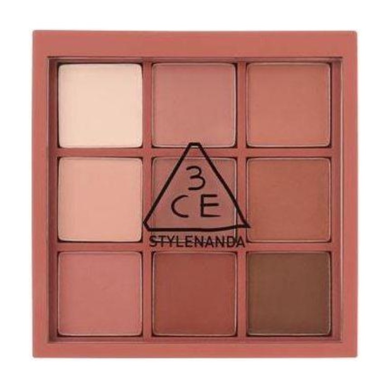 3CE Multi Eye Color Palette 8.1g  Dry Bouquet | 9-Shade Muted Rose Eyeshadow Palette