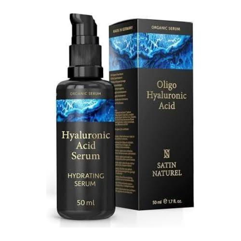 Satin Naturel Hyaluronic Acid Serum  50ml | Deep Hydration, Plumping & Natural Anti-Aging Boost