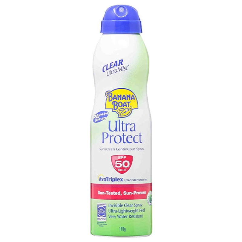 Banana Boat Ultra Protect Sunscsreen Lotion Spray Spf50 170g