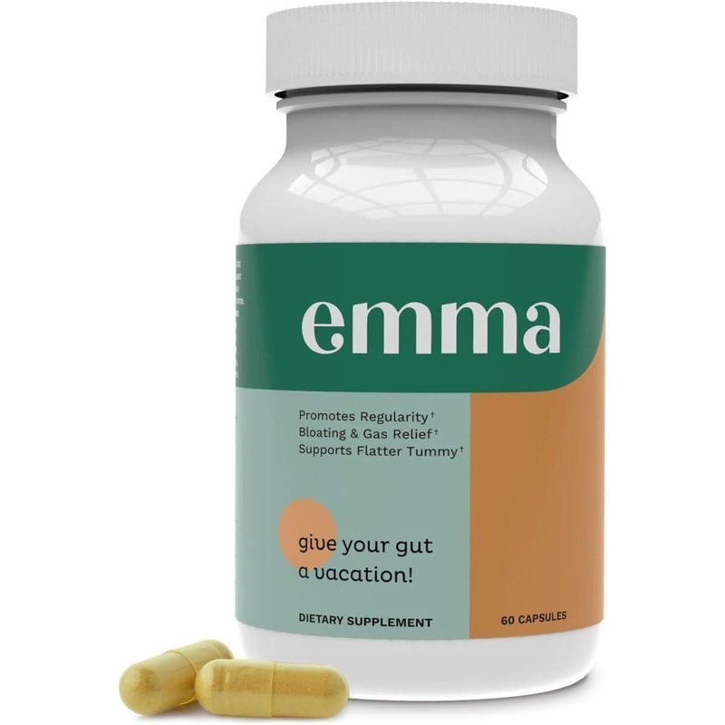 Emma Daily Digestive Supplement – 60 Capsules | One Month Supply