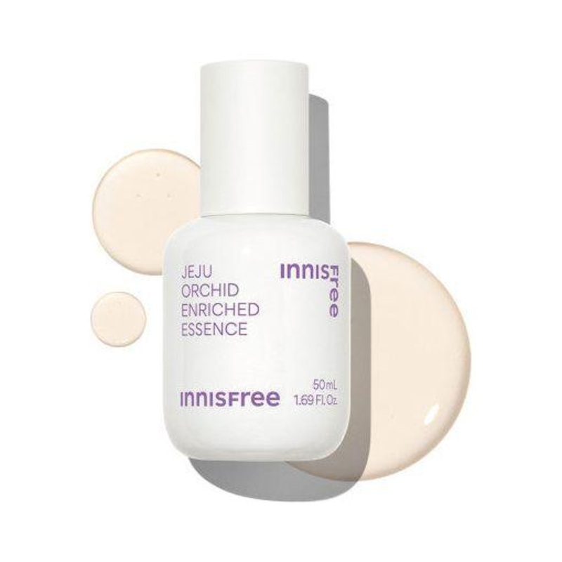 innisfree Jeju Orchid Enriched Essence – 50ml | Radiance-Boosting & Anti-Aging Hydration