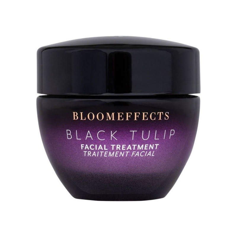 Bloomeffects Black Tulip Facial Treatment – 50ml – Luxurious Multi-Tasking Moisturizer, Mask, and Overnight Cream