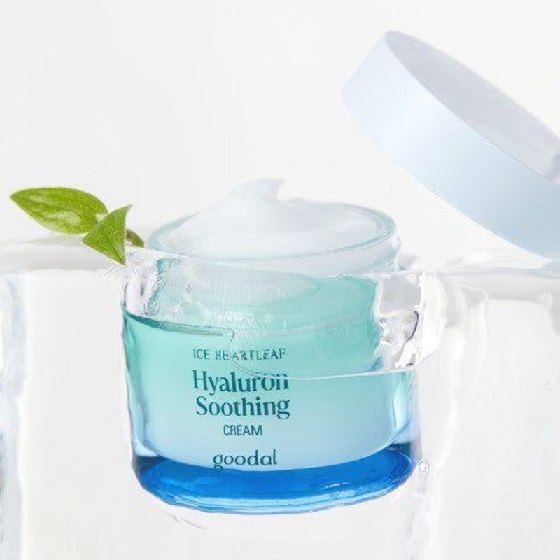 goodal Ice Heartleaf Hyaluron Soothing Cream  75ml | 10-Layer Hydration & Skin Soothing