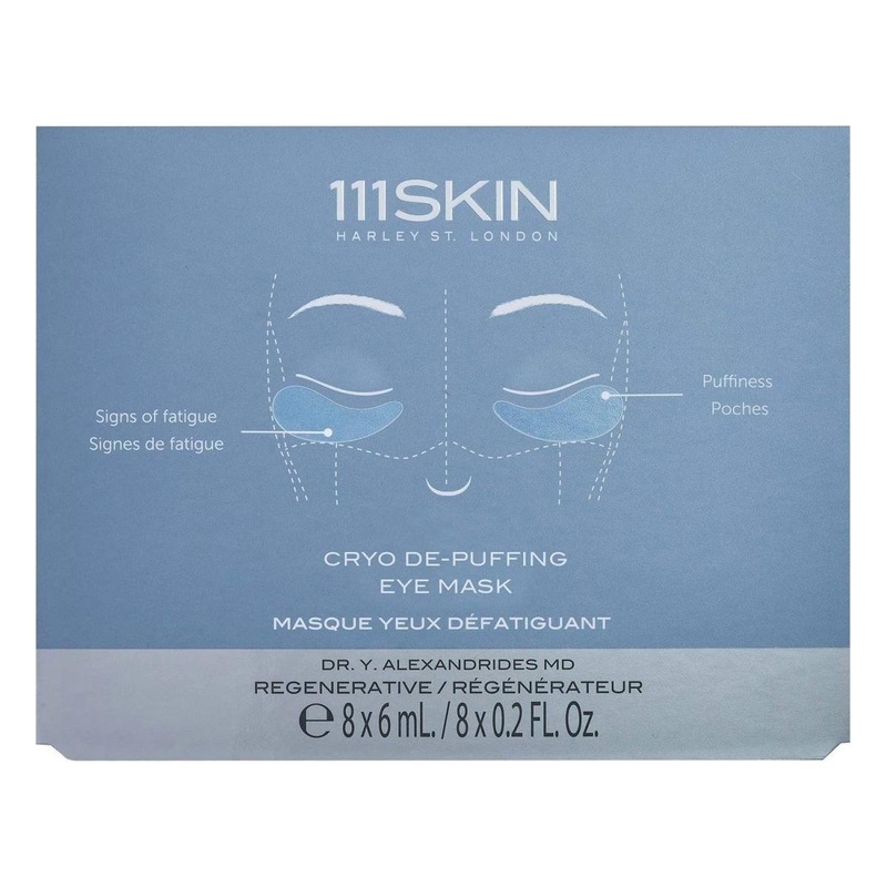 111SKIN Cryo De-Puffing Eye Mask  Pack of 8 | Instantly Refresh, De-Puff & Brighten Tired Eyes