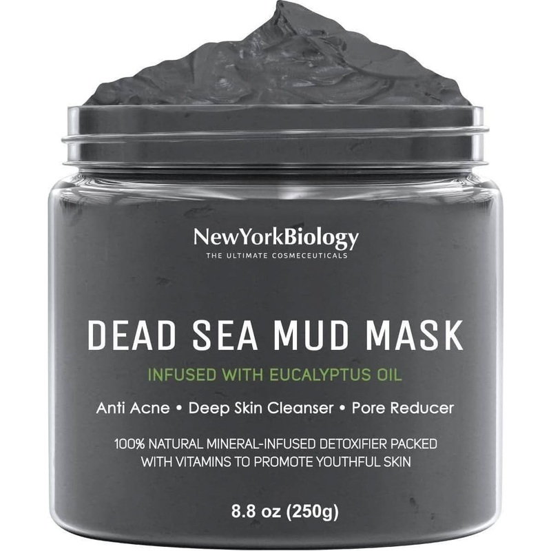 New York Biology Dead Sea Mud Mask – 250g | Detoxifying & Pore-Refining Facial Treatment
