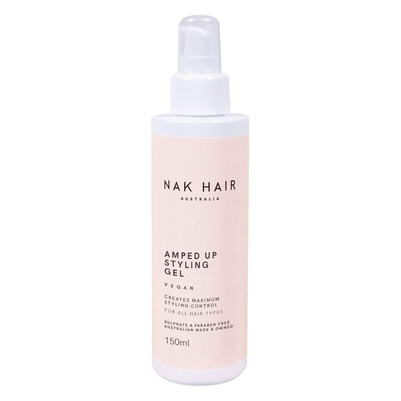 NAK Amped Up Styling Gel  150ml | Strong Hold Styling for Wet Looks & Maximum Control