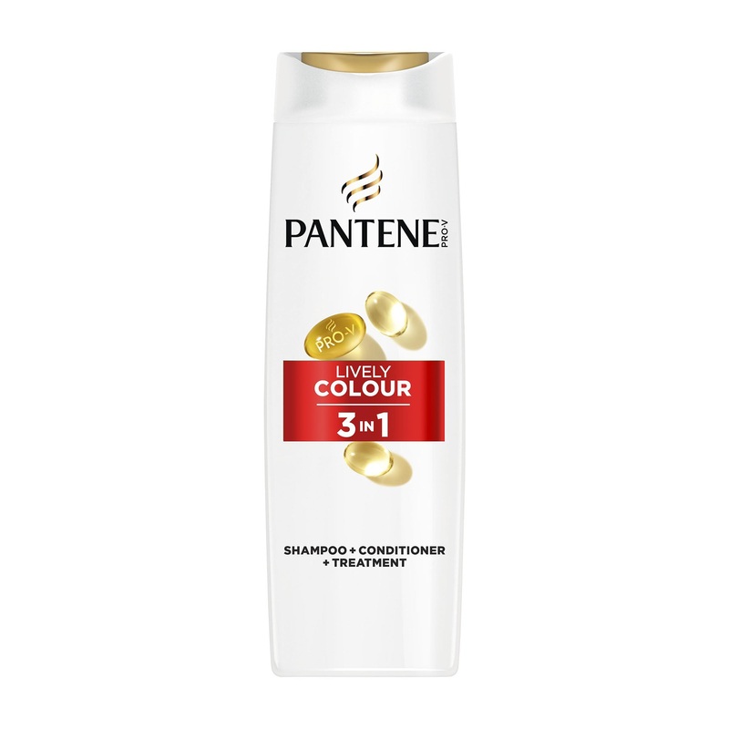 Pantene Lively Colour 3in1 shampoo, 325 mL