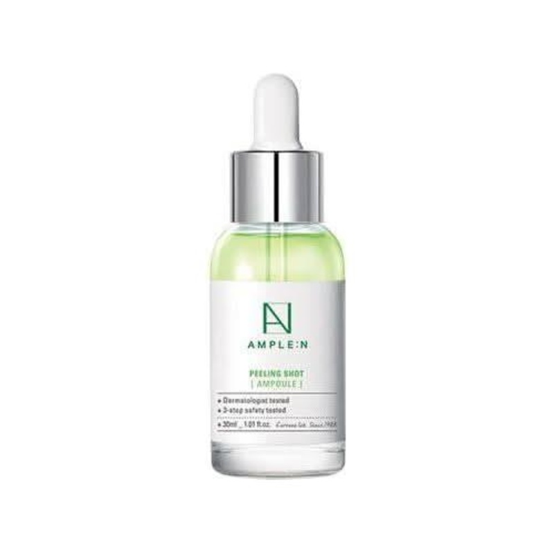 AMPLE:N Peeling Shot Ampoule  30ml | Overnight AHA/BHA/PHA Exfoliating Serum for Radiant, Smooth Skin