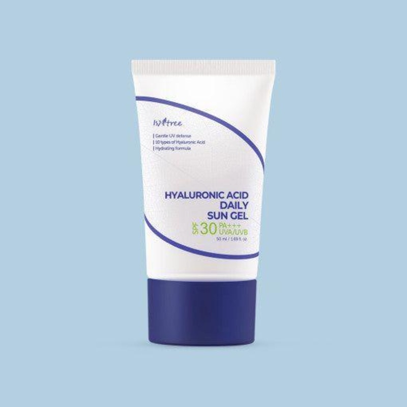 ISNTREE Hyaluronic Acid Daily Sun Gel 50ml | SPF30 PA+++ | Hydrating Sunscreen with No White Cast