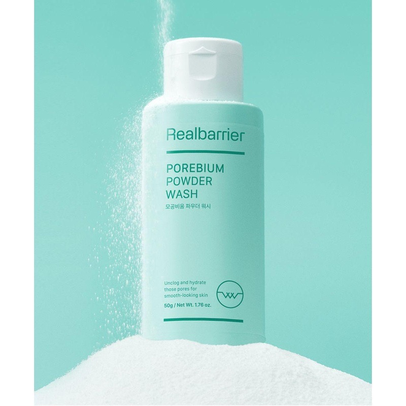 Real Barrier Porebium Powder Wash  50g | Deep Pore Cleanser & Gentle Exfoliator