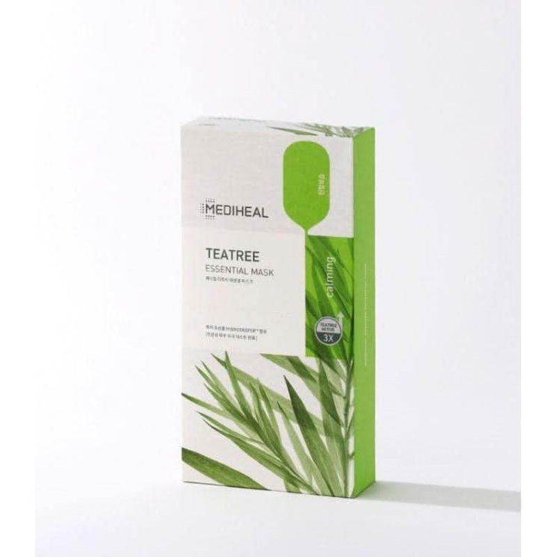 MEDIHEAL Tea Tree Essential Mask Sheet  10 Pack | Clear & Calm Blemish-Prone Skin