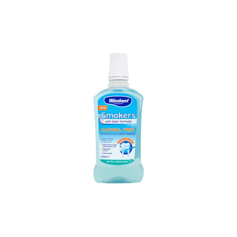 Wisdom Smokers Alcohol Free Mouth Wash