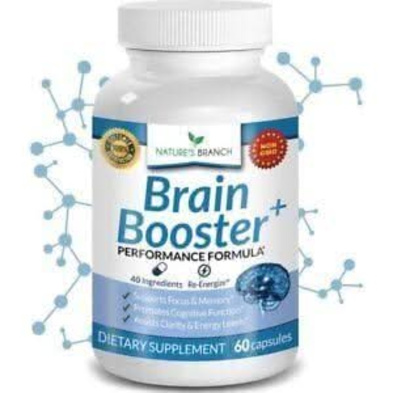 Nature’s Branch 40-In-1 Brain Booster Supplement – 60 Capsules
