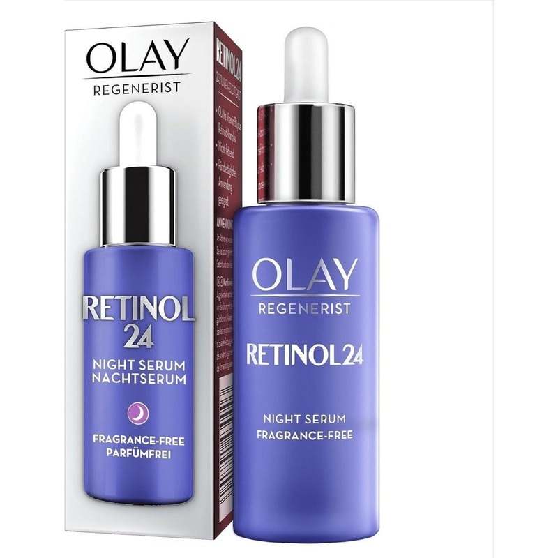 Olay Retinol24 Night Serum  40ml | Retinoid Complex + Vitamin B3 for Smoother, Brighter, Youthful Skin 40.00 Ml (Pack Of 1)