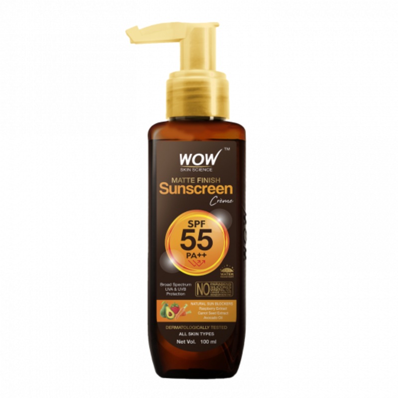 Wow SunScrean MatteFace Cream SPF55 100ml