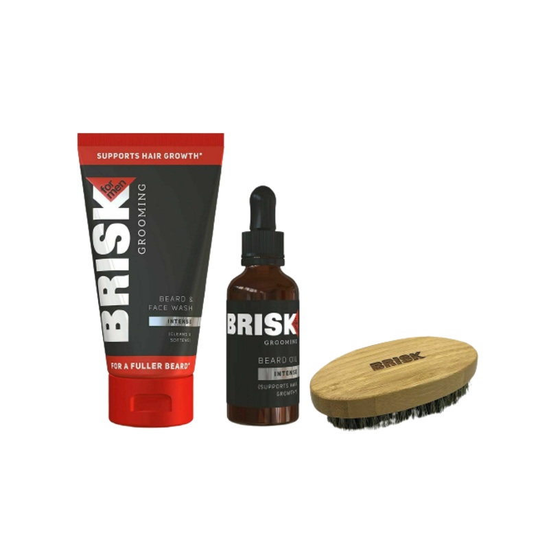 Brisk Grooming Intense Beard Care Kit