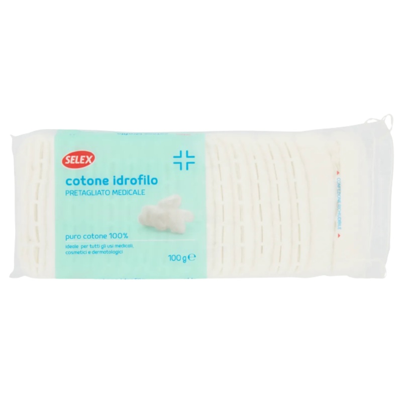 Selex Cotone Idrofilo Cotton Wool 100G