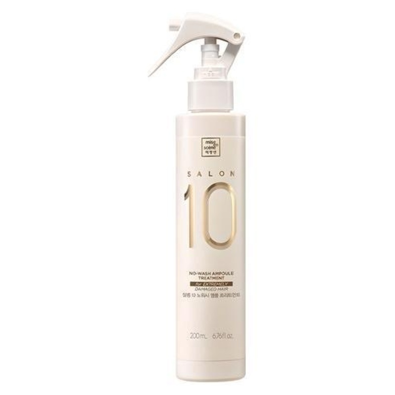 mise en scne Salon 10 No Wash Ampoule Treatment  200ml | Leave-In Damage Repair for Silky, Smooth Hair