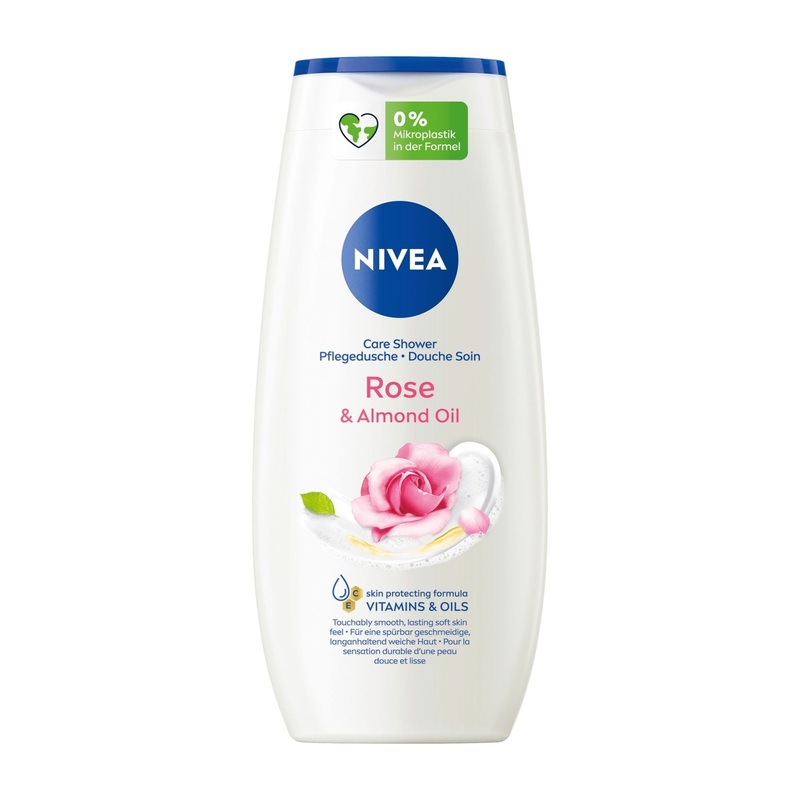 Nivea Rose & Almond Oil shower gel, 250 mL