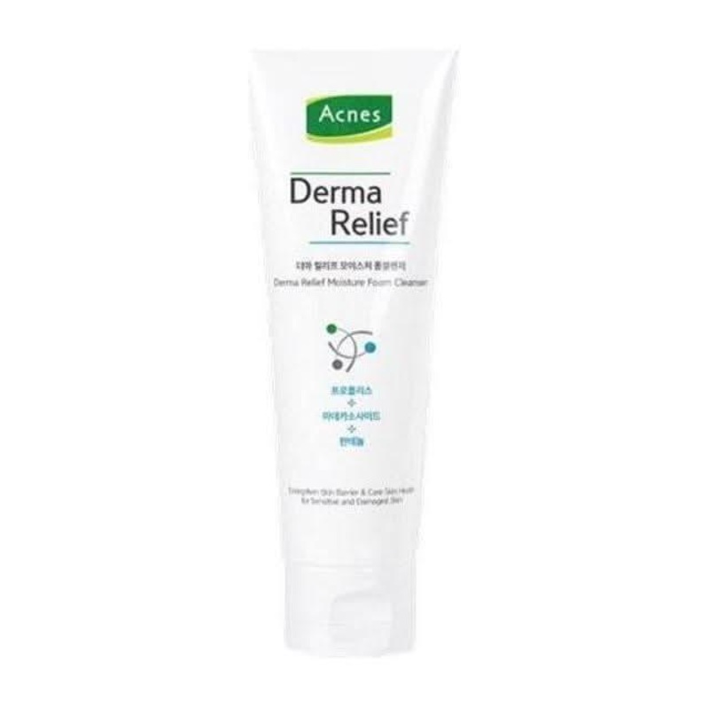 Acnes Derma Relief Moisture Foam Cleanser  Soothing & Hydrating Face Wash (200ml)