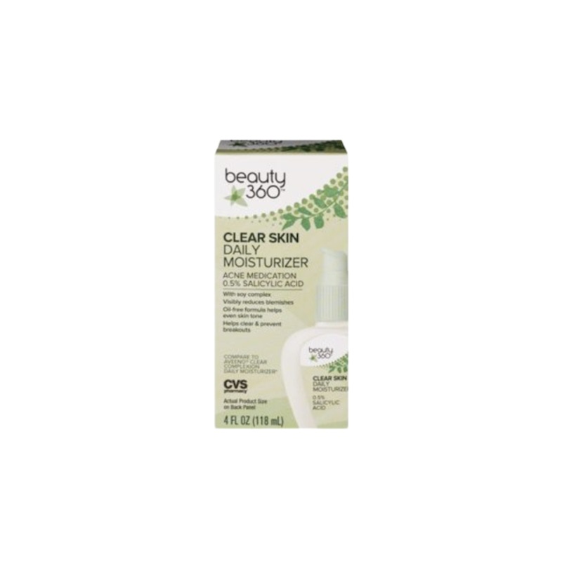 Beauty 360 Clear Skin Daily Moisturizer Acne