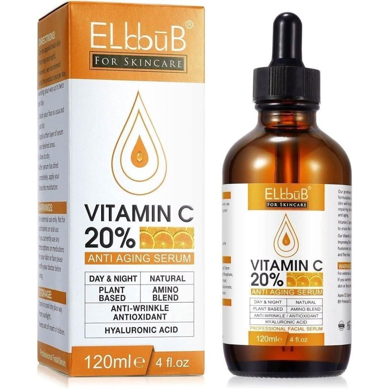 Elbbub Premium 20% Vitamin C Serum – 120ml (Large) 4.00 Fl Oz (Pack Of 1)