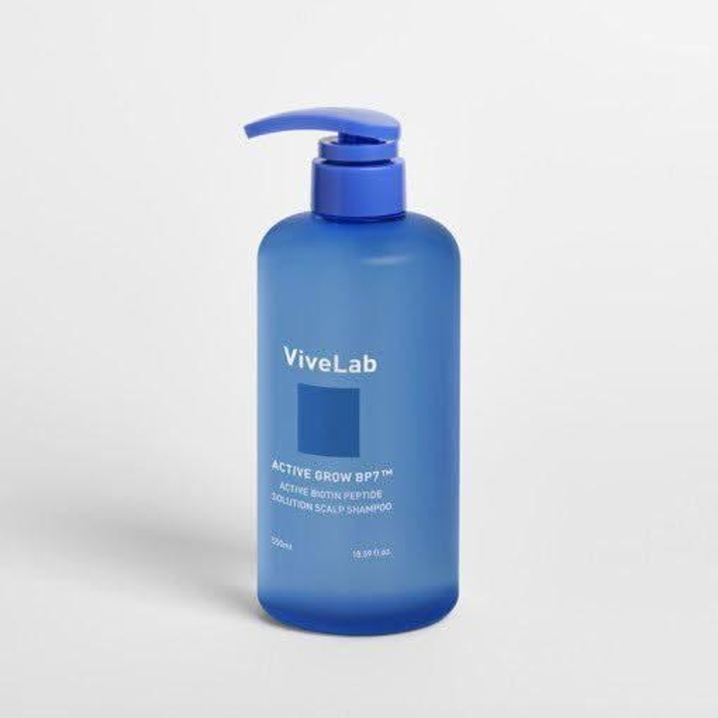 ViveLab Active Biotin Peptide Solution Scalp Shampoo  550ml | Clinically Proven Hair Loss & Scalp Odour Solution