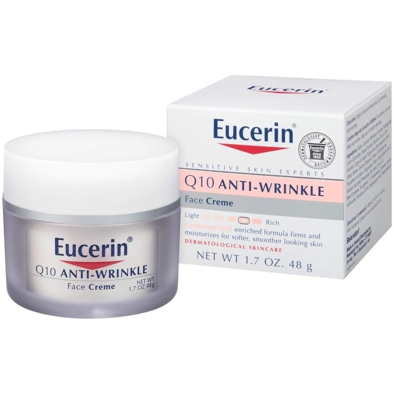 Eucerin Q10 Anti-Wrinkle Face Cream  50ml | Reduce Fine Lines & Wrinkles