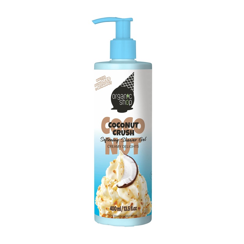 organic shop Coconut Crush softening shower gel, 400 mL