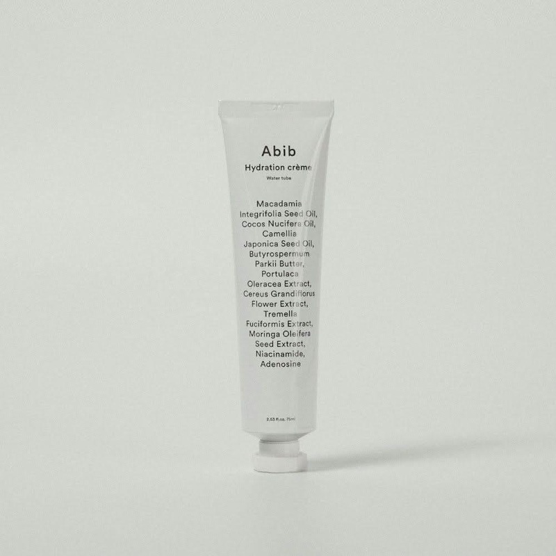 Abib Hydration Crme Water Tube  75ml | Lightweight Moisturiser for Deep, Lasting Hydration