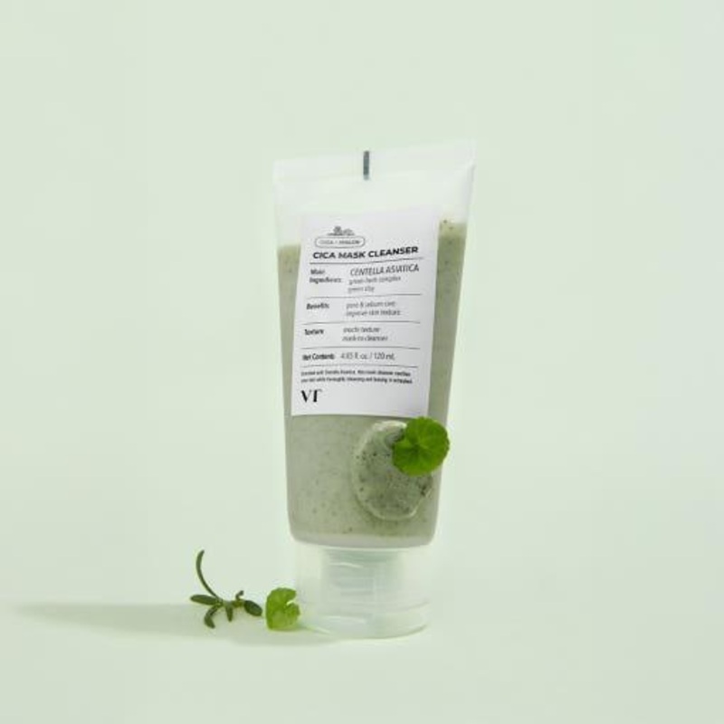VT Cica Mask Cleanser  120ml | 2-in-1 Soothing Mask & Gentle Cleanser