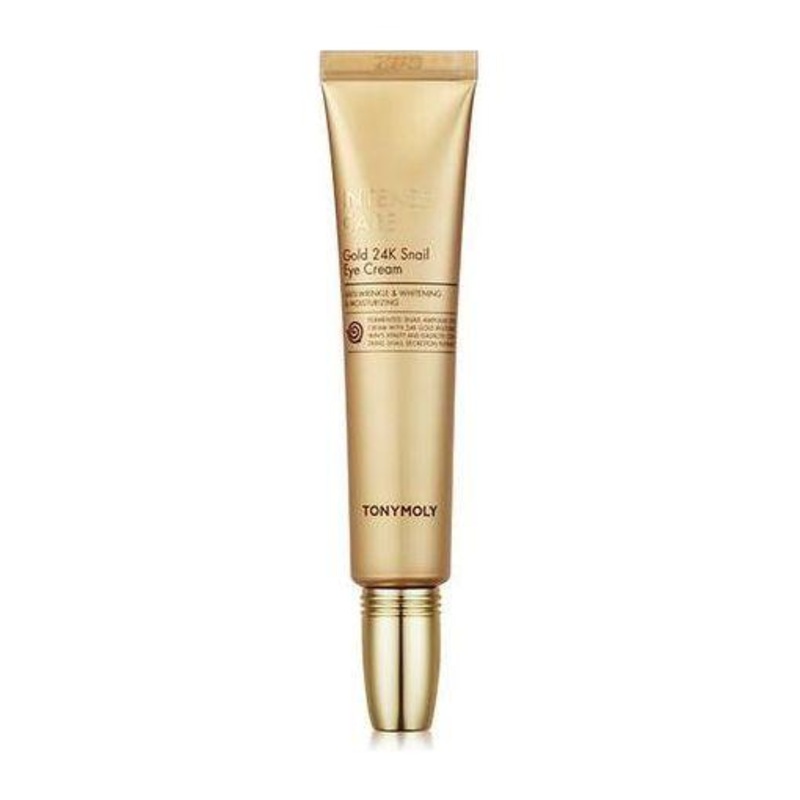 TONYMOLY INTENSE CARE Gold 24K Snail Eye Cream  30ml | Firming & Wrinkle Repair with Snail Filtrate + Gold