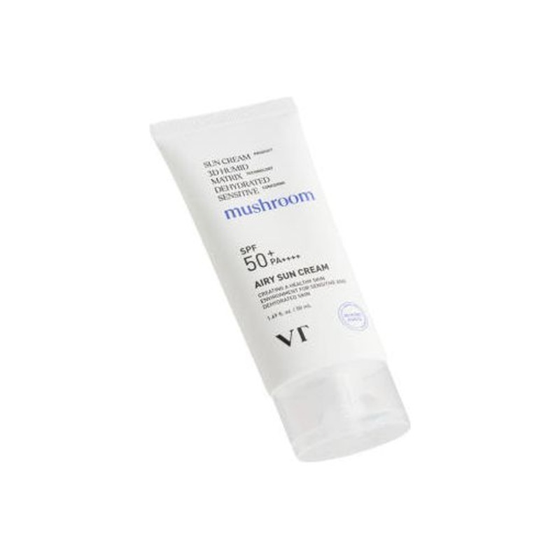 VT Airy Sun Cream SPF50+ PA++++ 50ml | Lightweight UV Protection + Moisture Barrier Care