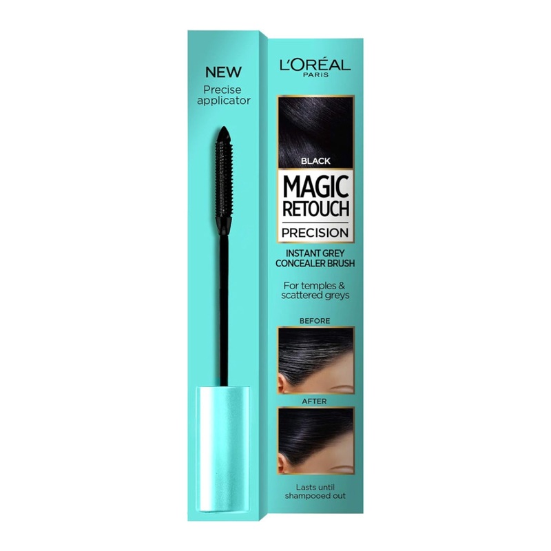 L’Oreal Paris Magic Retouch Instant 1st Greys Concealer Brush 8ml BLACK