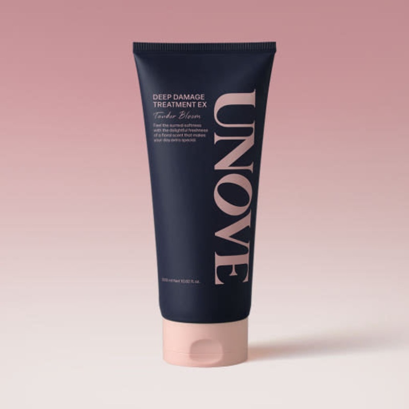 UNOVE Deep Damage Treatment EX  320ml | Keratin Repair for Frizz-Free, Silky Hair Tender Bloom