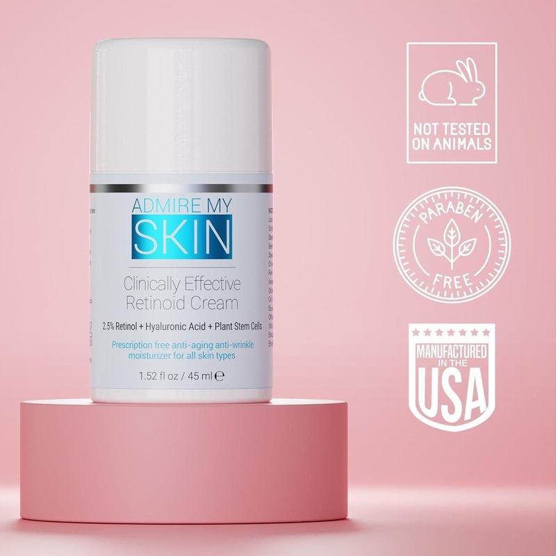 Admire My Skin Clinically Effective Retinoid Cream  30ml | High-Potency Anti-Aging Treatment for Wrinkles, Redness & Uneven Tone