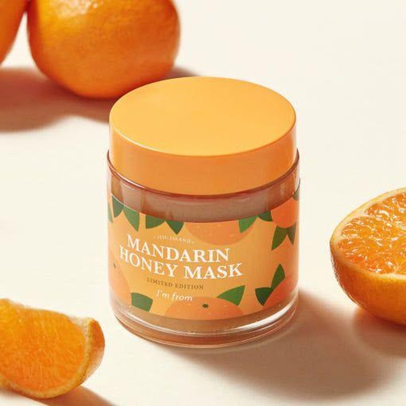 I’m From Mandarin Honey Mask  120g | Vitamin-Packed Hydrating & Exfoliating Wash-Off Mask