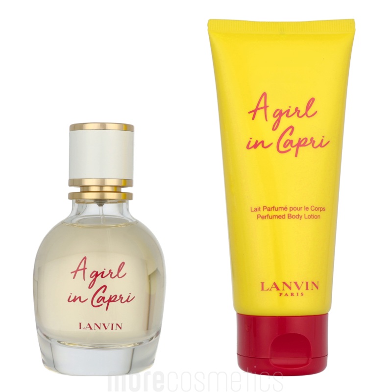 Lanvin A Girl In Capri Giftset Edt Spray 50ml/Body Lotion 100ml