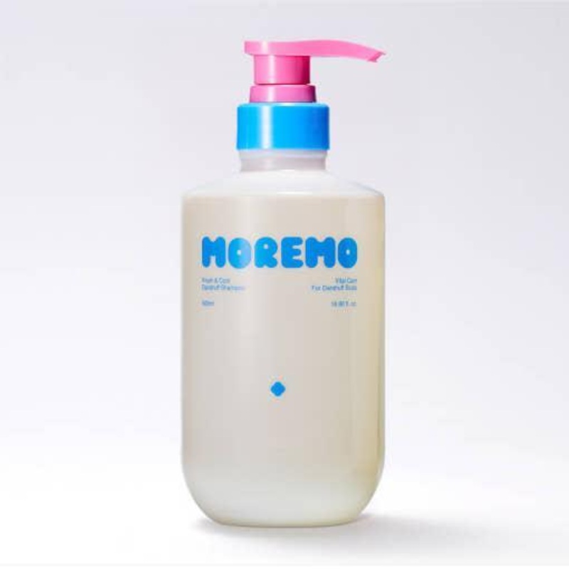 moremo Fresh & Cool Dandruff & Hair Loss Shampoo  500ml | Scalp Refresh, Flake Control & Root Strengthening