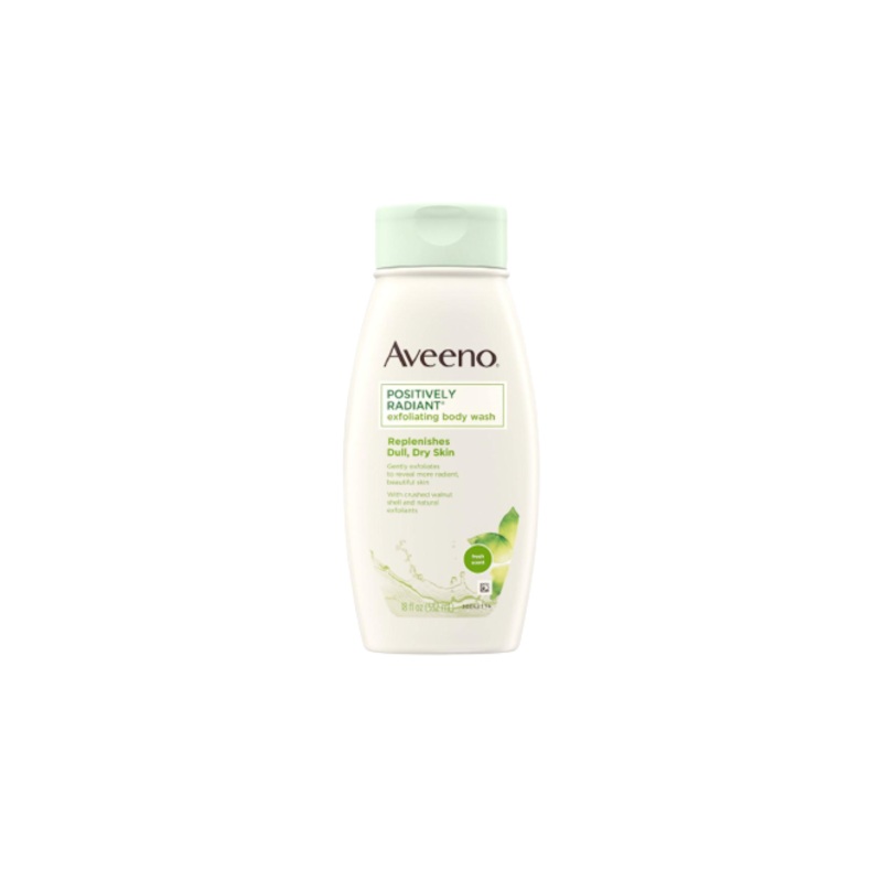 Aveeno Positively Radiant Exfoliating Shower Gel