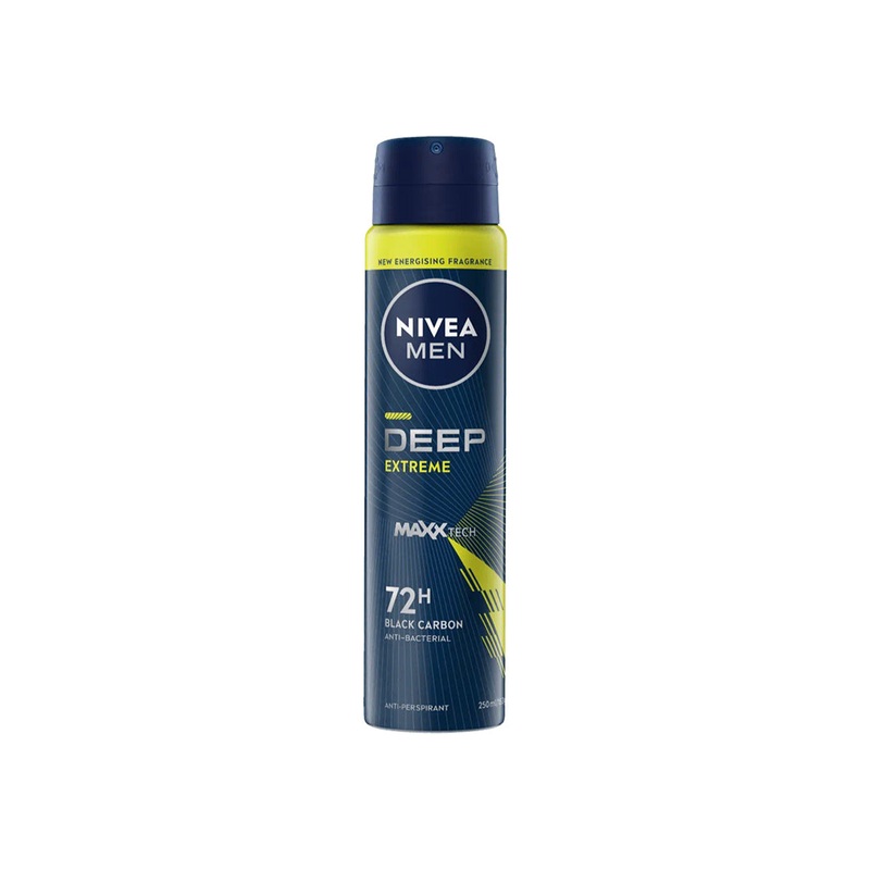 Nivea Men Deep Extreme Anti-Perspirant Aerosol Deodorant Spray 250ml