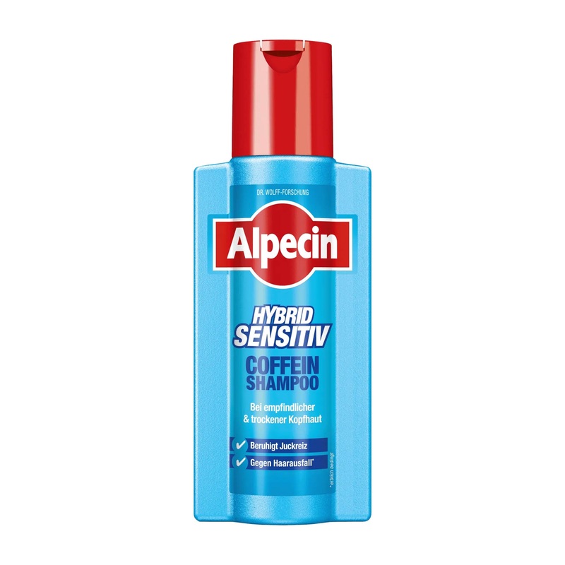 Alpecin Hybrid Sensitive Caffeine shampoo, 250 mL